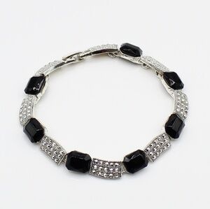 Vintage art deco link bracelet